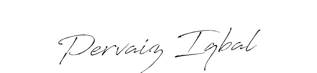 How to make Pervaiz Iqbal signature? Antro_Vectra is a professional autograph style. Create handwritten signature for Pervaiz Iqbal name. Pervaiz Iqbal signature style 6 images and pictures png