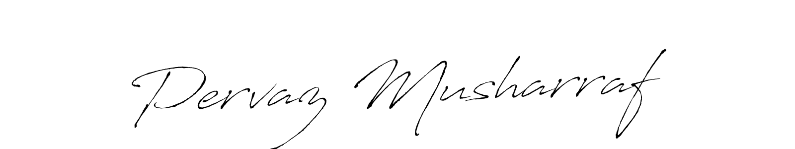 Antro_Vectra is a professional signature style that is perfect for those who want to add a touch of class to their signature. It is also a great choice for those who want to make their signature more unique. Get Pervaz Musharraf name to fancy signature for free. Pervaz Musharraf signature style 6 images and pictures png