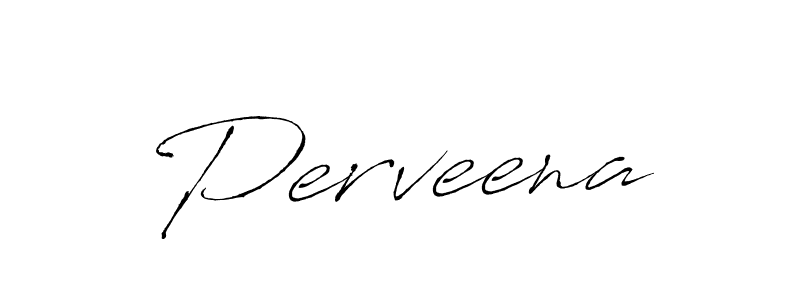 Make a beautiful signature design for name Perveena. With this signature (Antro_Vectra) style, you can create a handwritten signature for free. Perveena signature style 6 images and pictures png