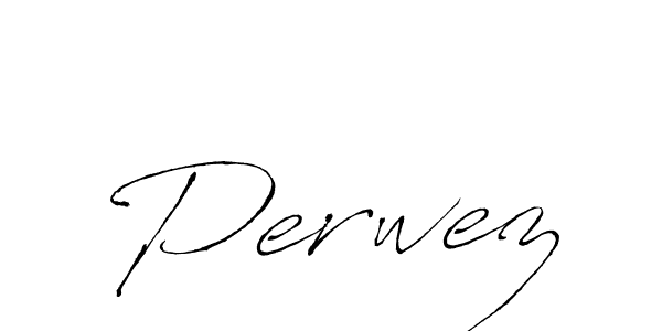 Antro_Vectra is a professional signature style that is perfect for those who want to add a touch of class to their signature. It is also a great choice for those who want to make their signature more unique. Get Perwez name to fancy signature for free. Perwez signature style 6 images and pictures png