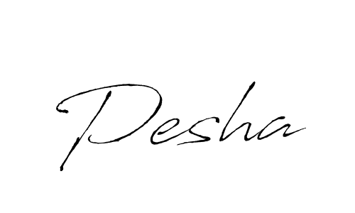 How to make Pesha name signature. Use Antro_Vectra style for creating short signs online. This is the latest handwritten sign. Pesha signature style 6 images and pictures png