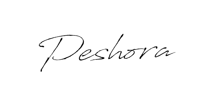 The best way (Antro_Vectra) to make a short signature is to pick only two or three words in your name. The name Peshora include a total of six letters. For converting this name. Peshora signature style 6 images and pictures png