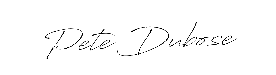 This is the best signature style for the Pete Dubose name. Also you like these signature font (Antro_Vectra). Mix name signature. Pete Dubose signature style 6 images and pictures png