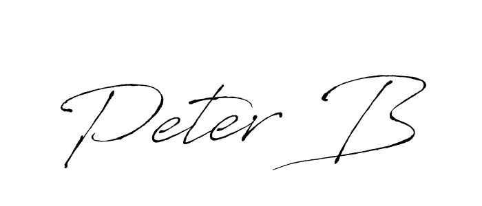 Make a beautiful signature design for name Peter B. With this signature (Antro_Vectra) style, you can create a handwritten signature for free. Peter B signature style 6 images and pictures png