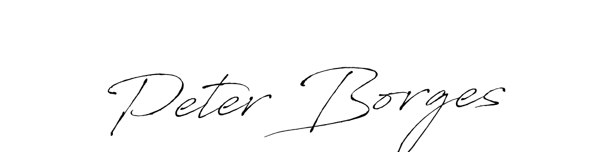 Create a beautiful signature design for name Peter Borges. With this signature (Antro_Vectra) fonts, you can make a handwritten signature for free. Peter Borges signature style 6 images and pictures png