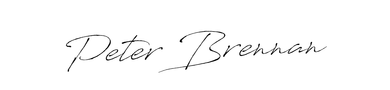 Make a beautiful signature design for name Peter Brennan. With this signature (Antro_Vectra) style, you can create a handwritten signature for free. Peter Brennan signature style 6 images and pictures png