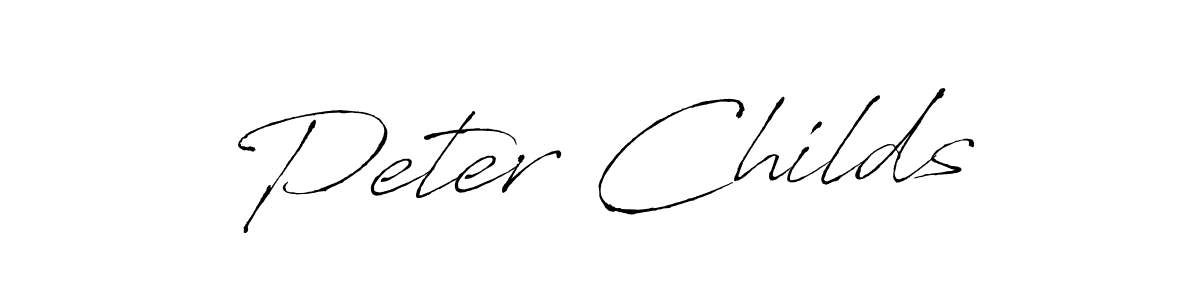 Design your own signature with our free online signature maker. With this signature software, you can create a handwritten (Antro_Vectra) signature for name Peter Childs. Peter Childs signature style 6 images and pictures png