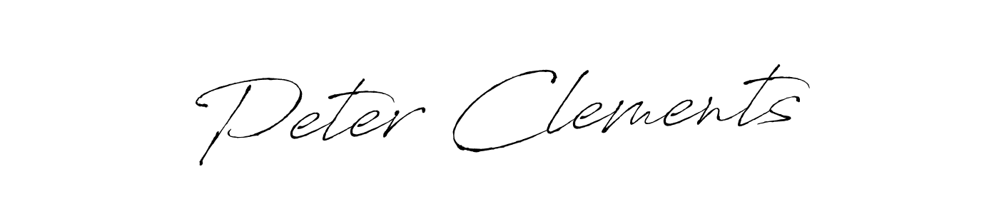 Make a beautiful signature design for name Peter Clements. With this signature (Antro_Vectra) style, you can create a handwritten signature for free. Peter Clements signature style 6 images and pictures png