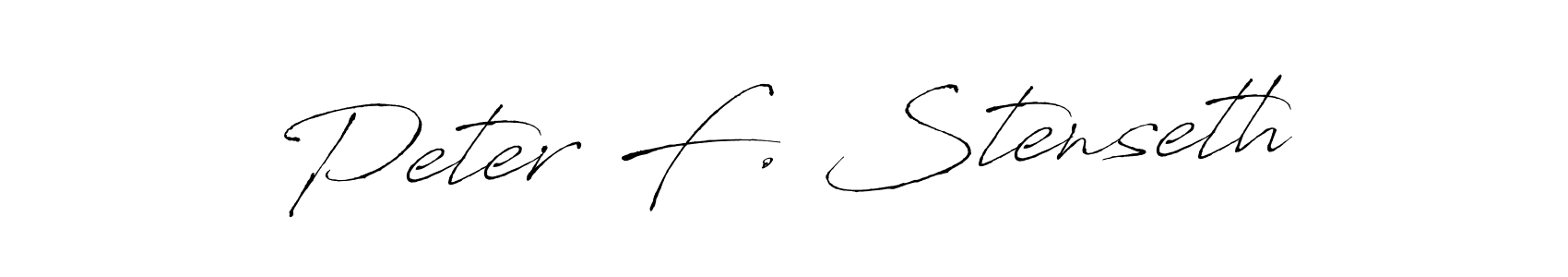 It looks lik you need a new signature style for name Peter F. Stenseth. Design unique handwritten (Antro_Vectra) signature with our free signature maker in just a few clicks. Peter F. Stenseth signature style 6 images and pictures png