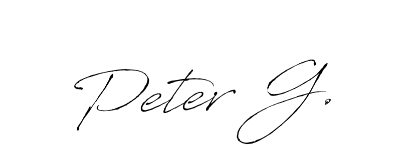 It looks lik you need a new signature style for name Peter G.. Design unique handwritten (Antro_Vectra) signature with our free signature maker in just a few clicks. Peter G. signature style 6 images and pictures png