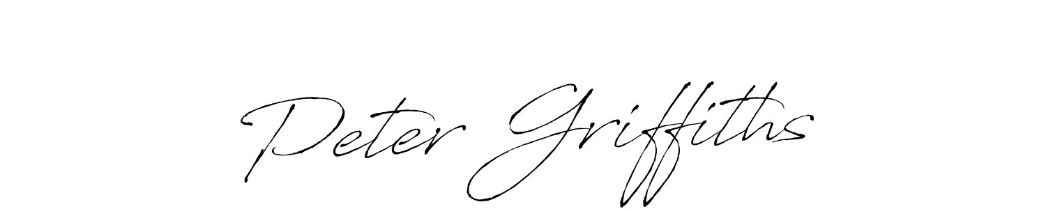 You should practise on your own different ways (Antro_Vectra) to write your name (Peter Griffiths) in signature. don't let someone else do it for you. Peter Griffiths signature style 6 images and pictures png