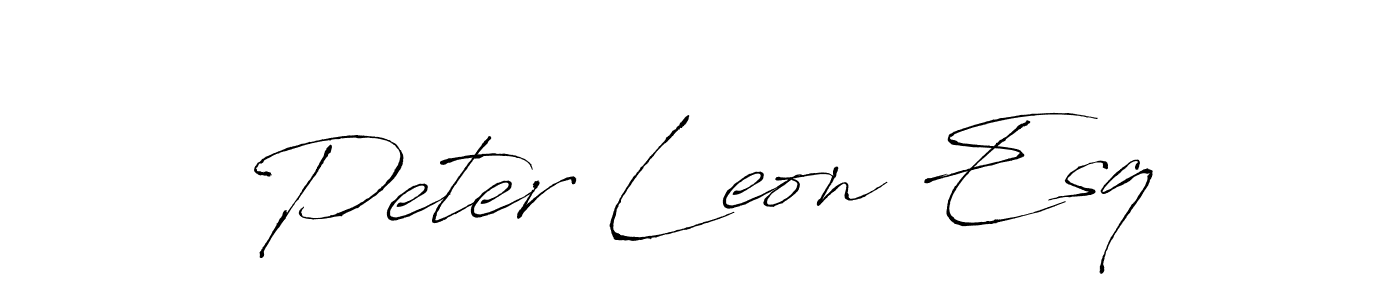 Similarly Antro_Vectra is the best handwritten signature design. Signature creator online .You can use it as an online autograph creator for name Peter Leon Esq. Peter Leon Esq signature style 6 images and pictures png