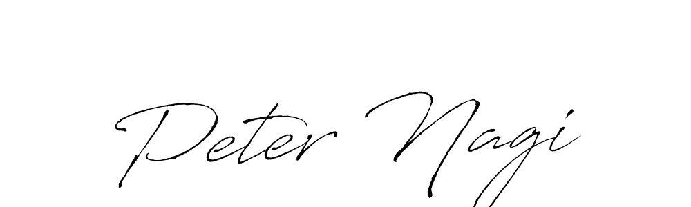 How to make Peter Nagi name signature. Use Antro_Vectra style for creating short signs online. This is the latest handwritten sign. Peter Nagi signature style 6 images and pictures png