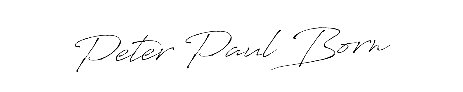 How to make Peter Paul Born signature? Antro_Vectra is a professional autograph style. Create handwritten signature for Peter Paul Born name. Peter Paul Born signature style 6 images and pictures png