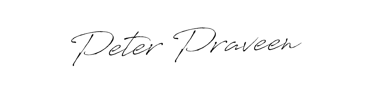 Design your own signature with our free online signature maker. With this signature software, you can create a handwritten (Antro_Vectra) signature for name Peter Praveen. Peter Praveen signature style 6 images and pictures png