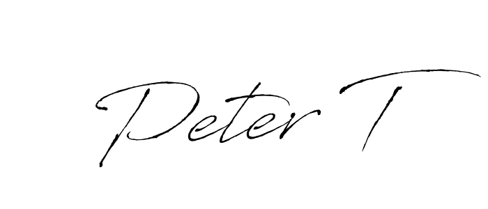 Antro_Vectra is a professional signature style that is perfect for those who want to add a touch of class to their signature. It is also a great choice for those who want to make their signature more unique. Get Peter T name to fancy signature for free. Peter T signature style 6 images and pictures png
