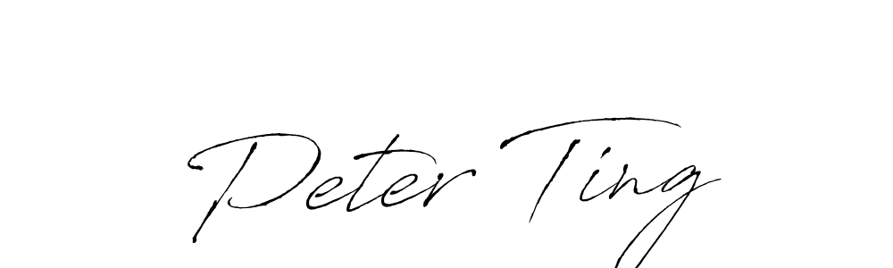 Design your own signature with our free online signature maker. With this signature software, you can create a handwritten (Antro_Vectra) signature for name Peter Ting. Peter Ting signature style 6 images and pictures png