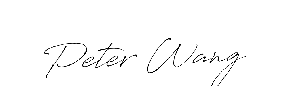 How to make Peter Wang signature? Antro_Vectra is a professional autograph style. Create handwritten signature for Peter Wang name. Peter Wang signature style 6 images and pictures png