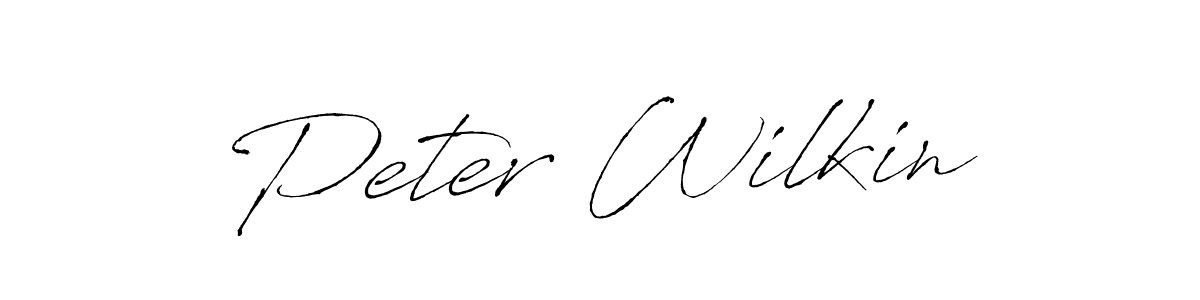 How to make Peter Wilkin name signature. Use Antro_Vectra style for creating short signs online. This is the latest handwritten sign. Peter Wilkin signature style 6 images and pictures png