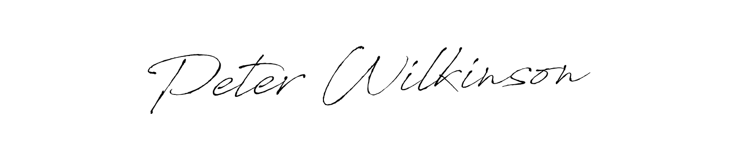 You should practise on your own different ways (Antro_Vectra) to write your name (Peter Wilkinson) in signature. don't let someone else do it for you. Peter Wilkinson signature style 6 images and pictures png