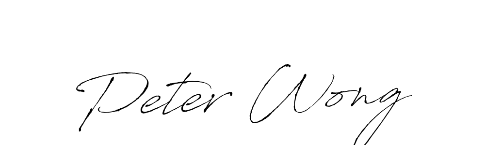 Make a beautiful signature design for name Peter Wong. With this signature (Antro_Vectra) style, you can create a handwritten signature for free. Peter Wong signature style 6 images and pictures png