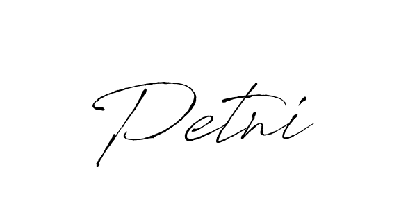 How to make Petni  name signature. Use Antro_Vectra style for creating short signs online. This is the latest handwritten sign. Petni  signature style 6 images and pictures png