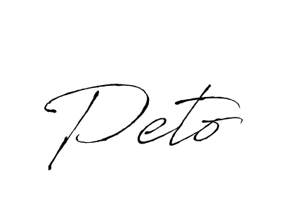 Create a beautiful signature design for name Peto. With this signature (Antro_Vectra) fonts, you can make a handwritten signature for free. Peto signature style 6 images and pictures png