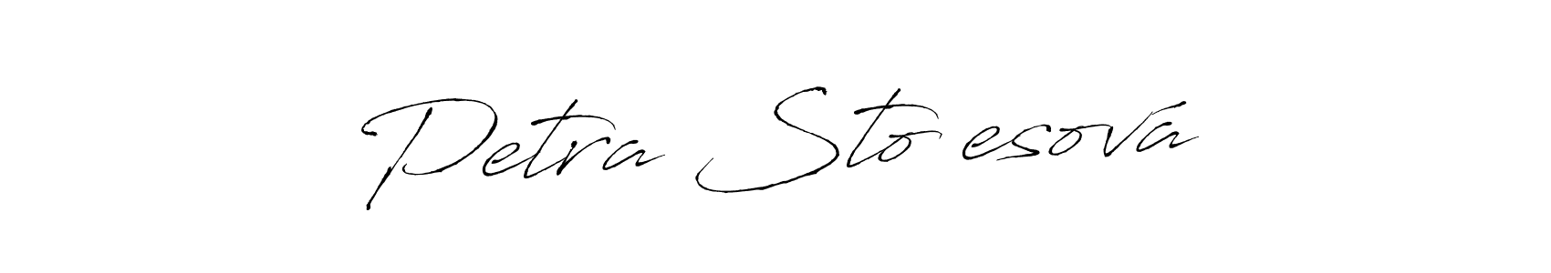 How to make Petra Stočesová signature? Antro_Vectra is a professional autograph style. Create handwritten signature for Petra Stočesová name. Petra Stočesová signature style 6 images and pictures png