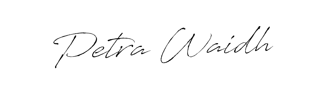 How to make Petra Waidh name signature. Use Antro_Vectra style for creating short signs online. This is the latest handwritten sign. Petra Waidh signature style 6 images and pictures png