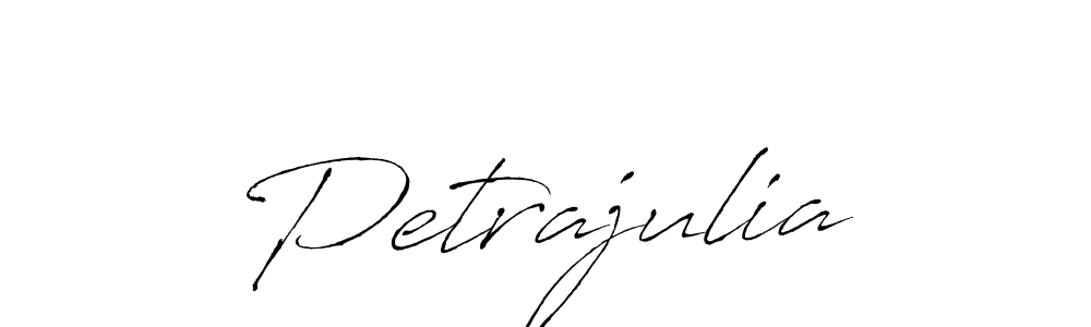 You should practise on your own different ways (Antro_Vectra) to write your name (Petrajulia) in signature. don't let someone else do it for you. Petrajulia signature style 6 images and pictures png