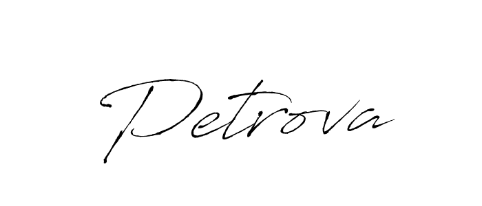 if you are searching for the best signature style for your name Petrova. so please give up your signature search. here we have designed multiple signature styles  using Antro_Vectra. Petrova signature style 6 images and pictures png
