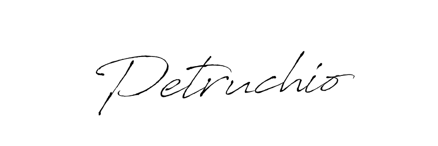 Design your own signature with our free online signature maker. With this signature software, you can create a handwritten (Antro_Vectra) signature for name Petruchio. Petruchio signature style 6 images and pictures png