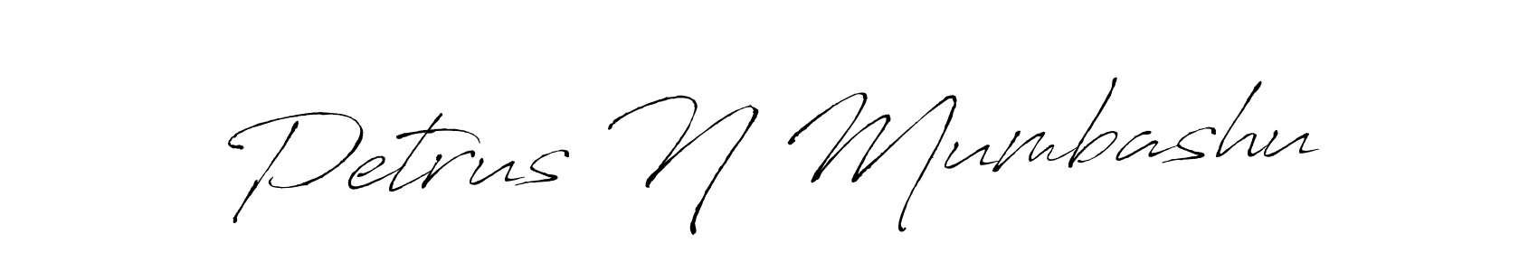 The best way (Antro_Vectra) to make a short signature is to pick only two or three words in your name. The name Petrus N Mumbashu include a total of six letters. For converting this name. Petrus N Mumbashu signature style 6 images and pictures png