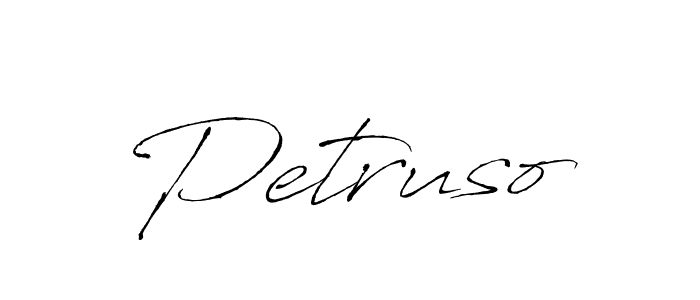 How to make Petruso signature? Antro_Vectra is a professional autograph style. Create handwritten signature for Petruso name. Petruso signature style 6 images and pictures png