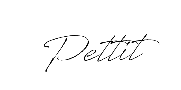 Make a beautiful signature design for name Pettit. With this signature (Antro_Vectra) style, you can create a handwritten signature for free. Pettit signature style 6 images and pictures png