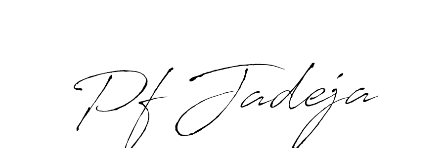 You should practise on your own different ways (Antro_Vectra) to write your name (Pf Jadeja) in signature. don't let someone else do it for you. Pf Jadeja signature style 6 images and pictures png