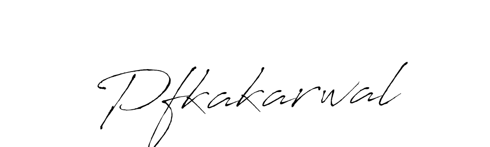 Pfkakarwal stylish signature style. Best Handwritten Sign (Antro_Vectra) for my name. Handwritten Signature Collection Ideas for my name Pfkakarwal. Pfkakarwal signature style 6 images and pictures png