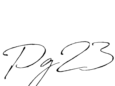 The best way (Antro_Vectra) to make a short signature is to pick only two or three words in your name. The name Pg23 include a total of six letters. For converting this name. Pg23 signature style 6 images and pictures png