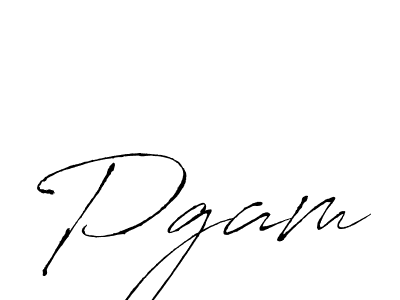 How to make Pgam signature? Antro_Vectra is a professional autograph style. Create handwritten signature for Pgam name. Pgam signature style 6 images and pictures png