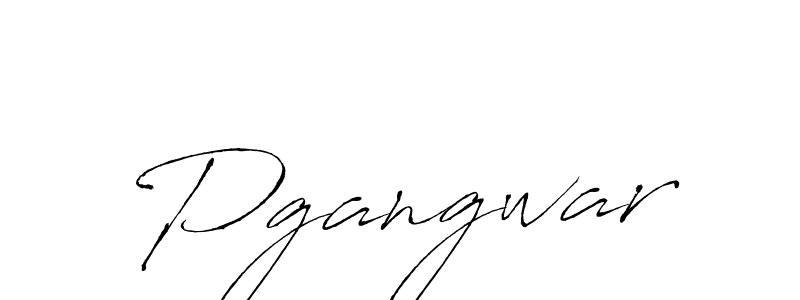 Design your own signature with our free online signature maker. With this signature software, you can create a handwritten (Antro_Vectra) signature for name Pgangwar. Pgangwar signature style 6 images and pictures png