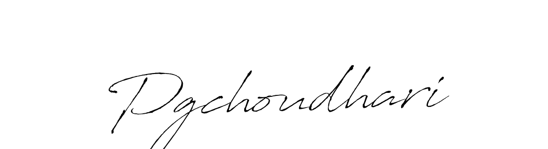 You should practise on your own different ways (Antro_Vectra) to write your name (Pgchoudhari) in signature. don't let someone else do it for you. Pgchoudhari signature style 6 images and pictures png