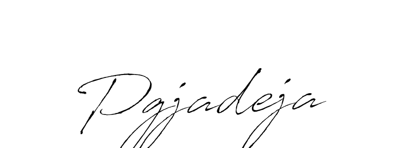 How to make Pgjadeja name signature. Use Antro_Vectra style for creating short signs online. This is the latest handwritten sign. Pgjadeja signature style 6 images and pictures png