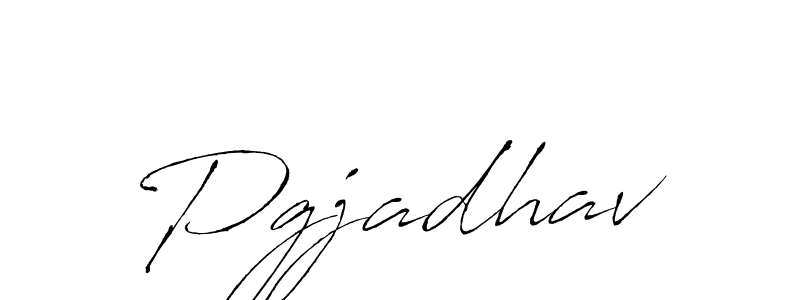 Create a beautiful signature design for name Pgjadhav. With this signature (Antro_Vectra) fonts, you can make a handwritten signature for free. Pgjadhav signature style 6 images and pictures png