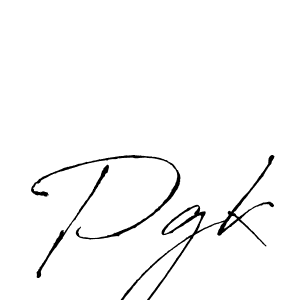 How to make Pgk name signature. Use Antro_Vectra style for creating short signs online. This is the latest handwritten sign. Pgk signature style 6 images and pictures png