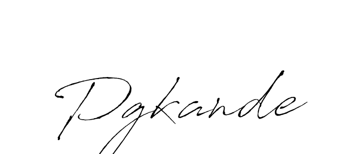 It looks lik you need a new signature style for name Pgkande. Design unique handwritten (Antro_Vectra) signature with our free signature maker in just a few clicks. Pgkande signature style 6 images and pictures png
