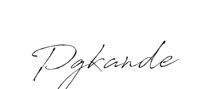 You should practise on your own different ways (Antro_Vectra) to write your name (Pgkande) in signature. don't let someone else do it for you. Pgkande signature style 6 images and pictures png