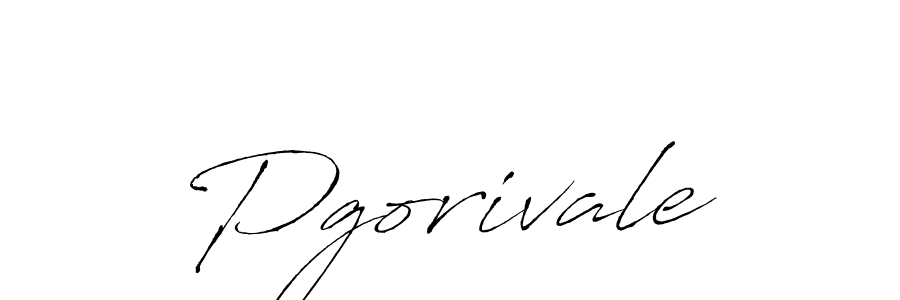 Create a beautiful signature design for name Pgorivale. With this signature (Antro_Vectra) fonts, you can make a handwritten signature for free. Pgorivale signature style 6 images and pictures png