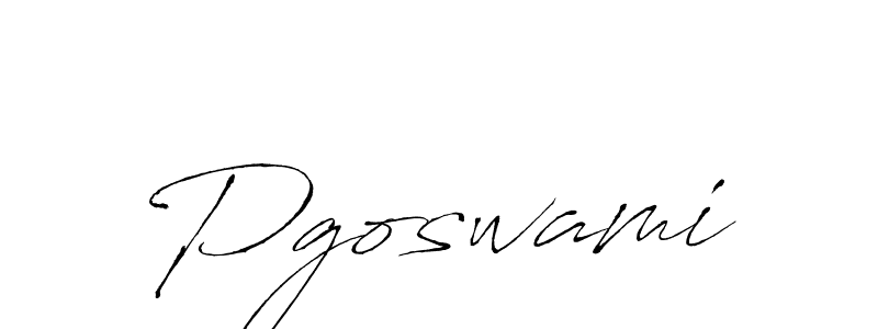 Use a signature maker to create a handwritten signature online. With this signature software, you can design (Antro_Vectra) your own signature for name Pgoswami. Pgoswami signature style 6 images and pictures png