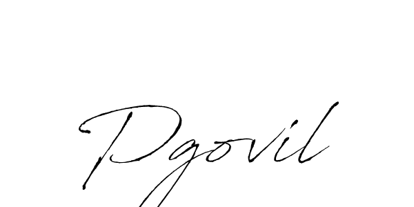 Create a beautiful signature design for name Pgovil. With this signature (Antro_Vectra) fonts, you can make a handwritten signature for free. Pgovil signature style 6 images and pictures png