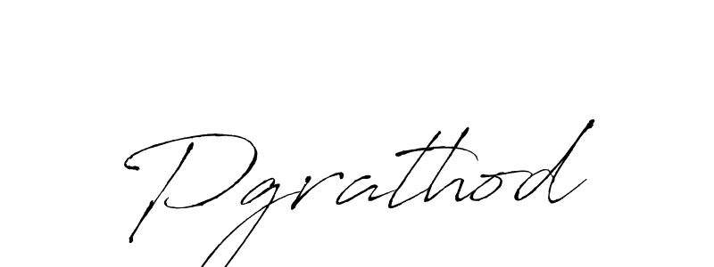 Make a beautiful signature design for name Pgrathod. With this signature (Antro_Vectra) style, you can create a handwritten signature for free. Pgrathod signature style 6 images and pictures png